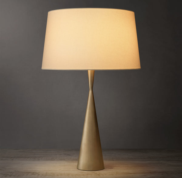 Noemi Slope Shade Table Lamp  24'' 30''H