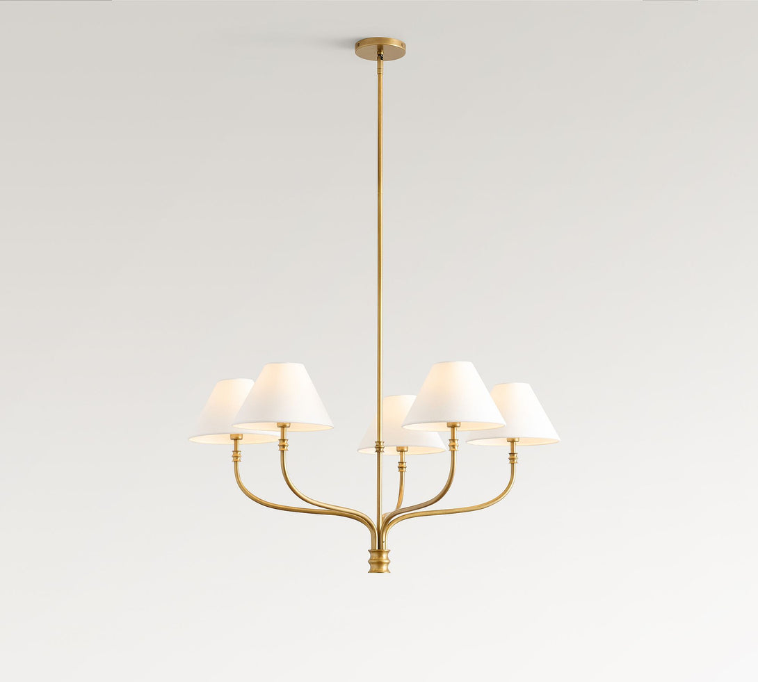 Collins Metal Round Chandelier (36"-51")