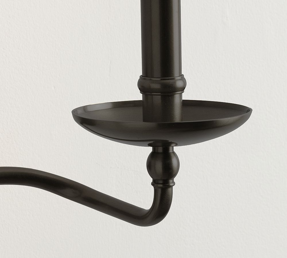 Lucca Iron Double Sconce (16")