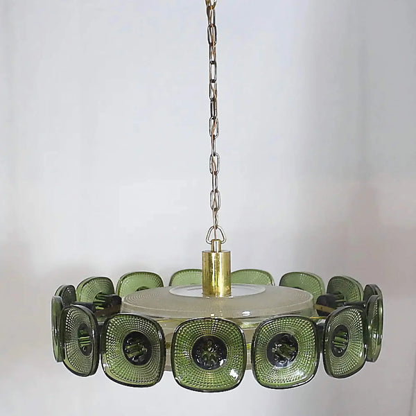 HAVEN OLIVE CRYSTAL CHANDELIER 15.75"D