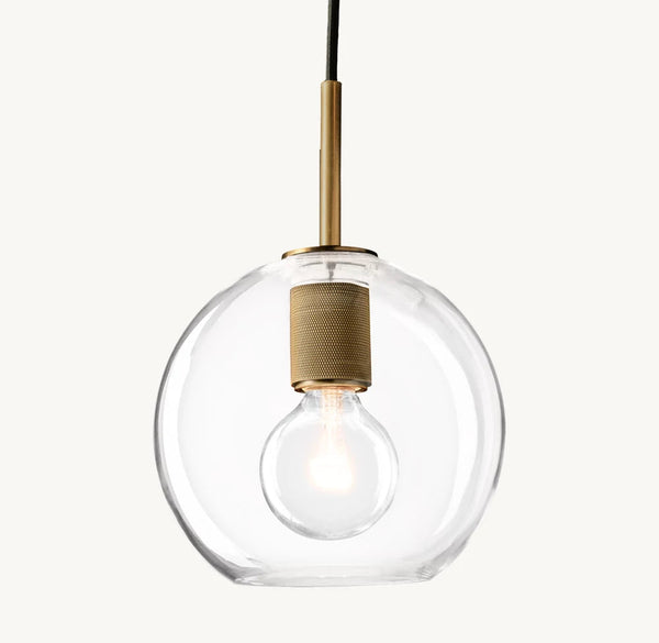 UTILITAIRE GLOBE SHADE PENDANT 8" 11" 14"