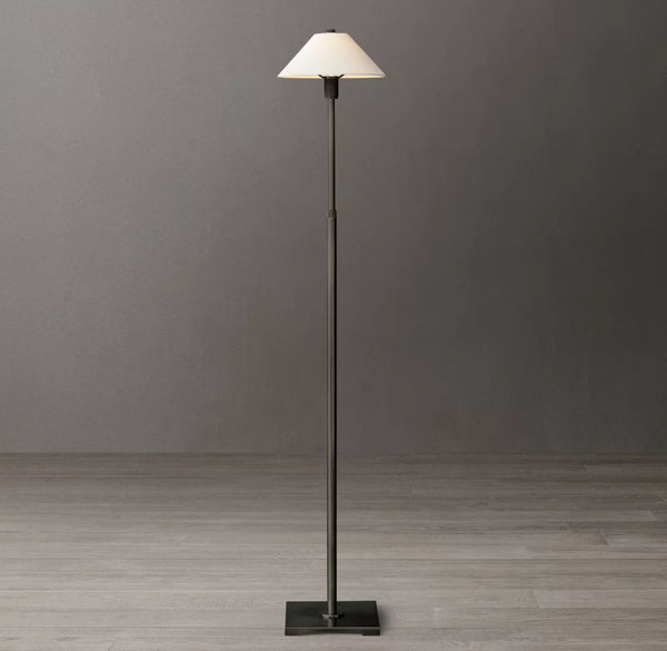 Utilitaire Linen Shade Floor Lamp