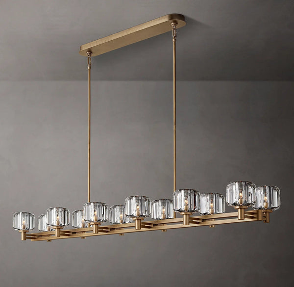 Demaret Double Linear Chandelier 72"