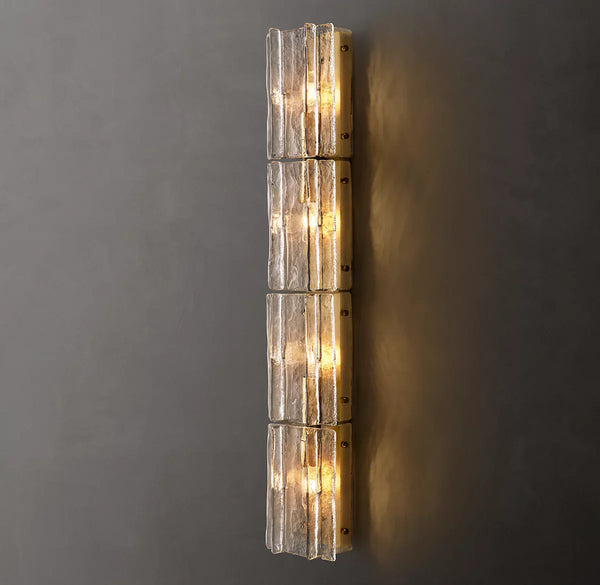 Lottice Clear Glass Grand Sconce 49" 61"D