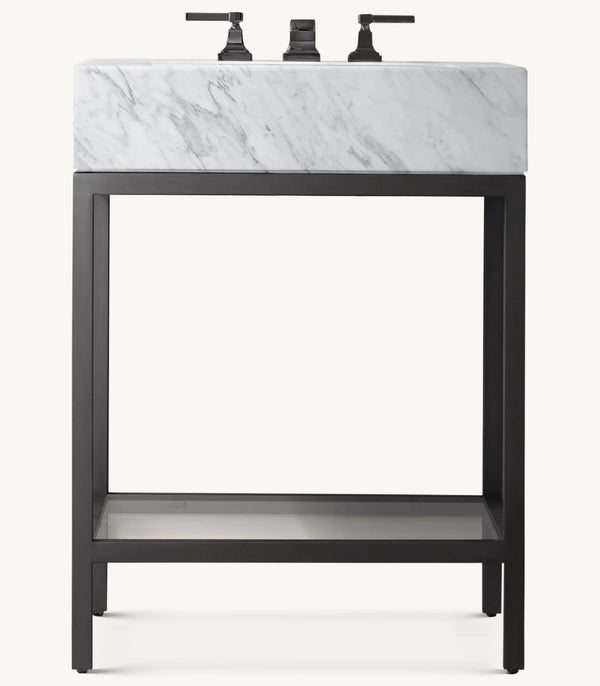 Hudson Metal Powder Washstand