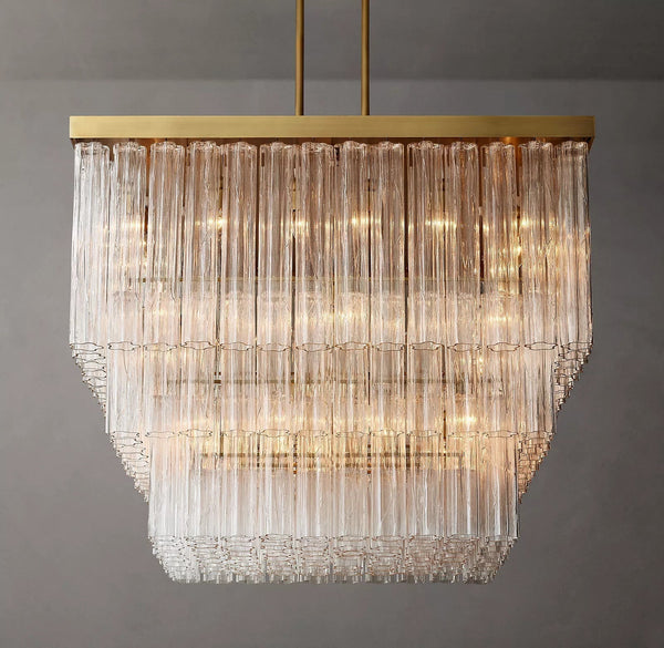 Cielitoe Square Chandelier 45″ 25-Lights / 60‘’ （Customized）