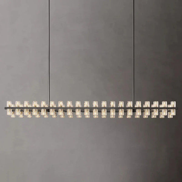 Arcachona  Led Rectangular Chandelier For Crystal Cup 72"