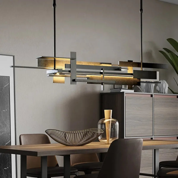 BRAVIA RECTILINEAR HARMONY LED CHANDELIER 23.6" 31.5" 39" 47"L