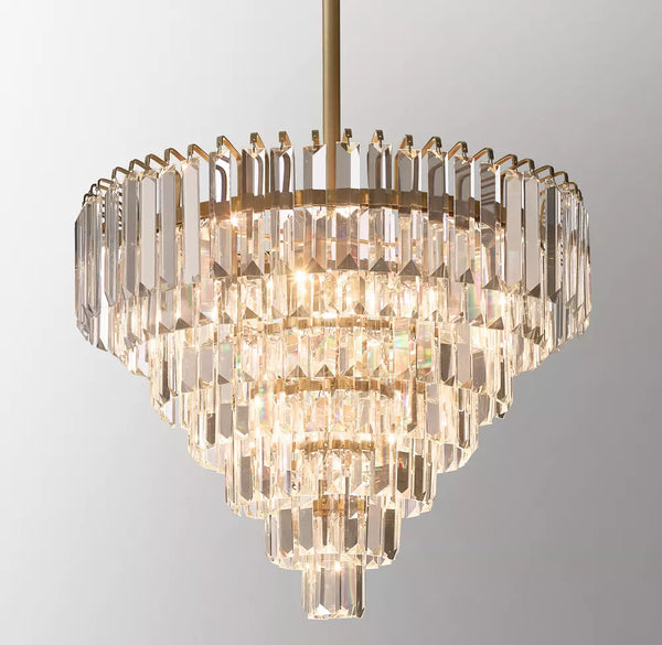 Mirabella Crystal Chandelier 20" 32"D