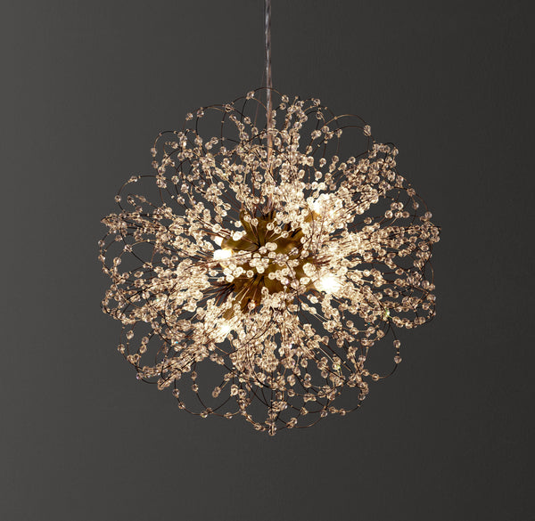 Josie Crystal Small Pendant 15"D