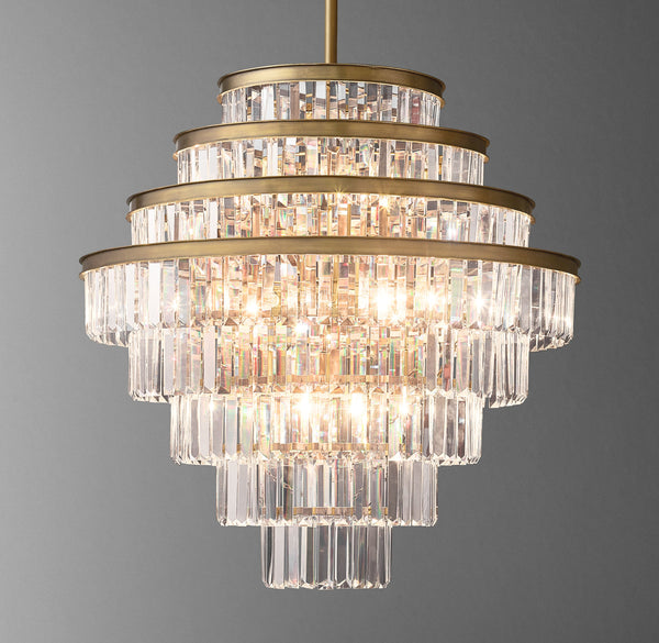 Alaine Crystal Large Pendant 28"D