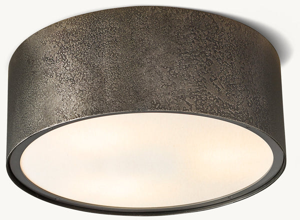 Textured Metal Flushmount