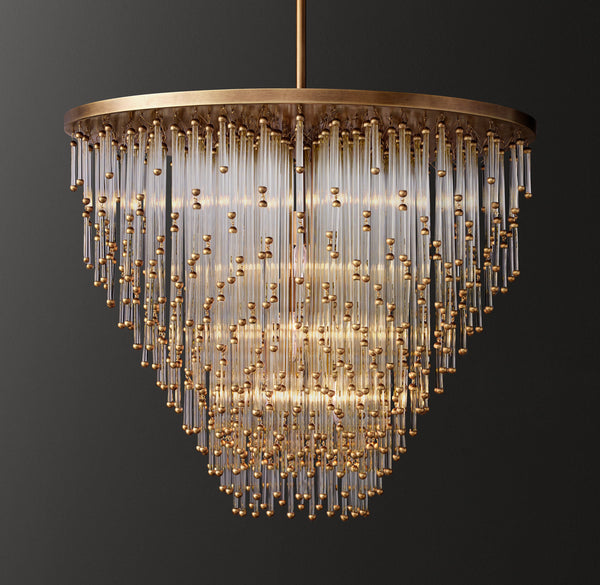 Evelina Crystal Large Pendant 28"D