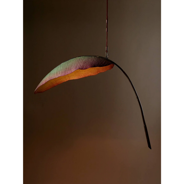 TERRA SINGLE BANANA LEAF PENDANT LIGHT 15" 21.7" 37.4"D