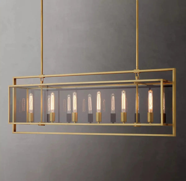 Beckoman Beck Rectangular Chandelier 54"