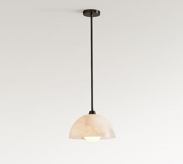 Windham Alabaster Dome Pendant (12")
